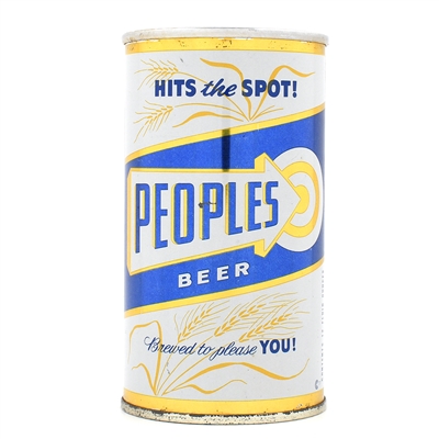 Peoples Beer Aluminum Soft Top Flat Top 113-8 SHARP