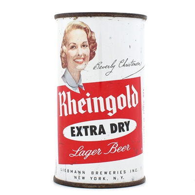 Rheingold Beer Flat Top BEVERLY CHRISTENSEN NEW YORK 124-8