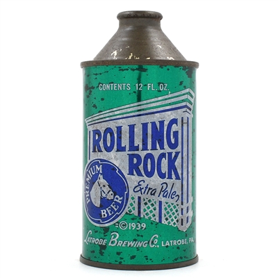 Rolling Rock Beer Cone Top 182-8