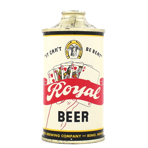 Royal Beer Cone Top 4 PERCENT 182-13 MINTY DISPLAY