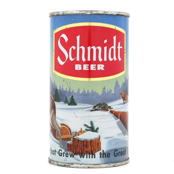 Schmidt Beer Scenic Set Can ASSOCIATED MOOSE-LOGGING 130-40