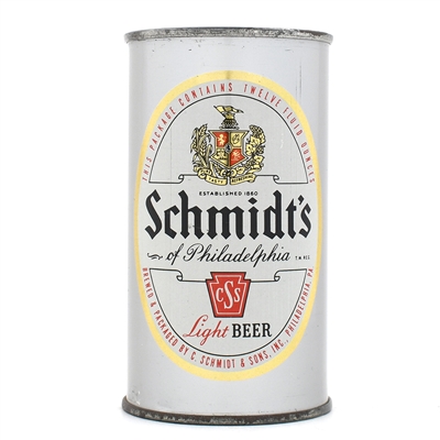 Schmidts Beer Flat Top 131-29 RARELY CLEAN