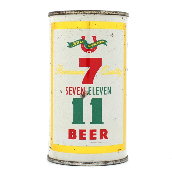 Seven Eleven 7-11 Beer Flat Top METALLIC 132-32 SCARCE