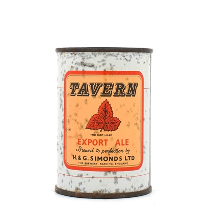 Tavern Export Ale English 10 Ounce Flat Top SCARCE