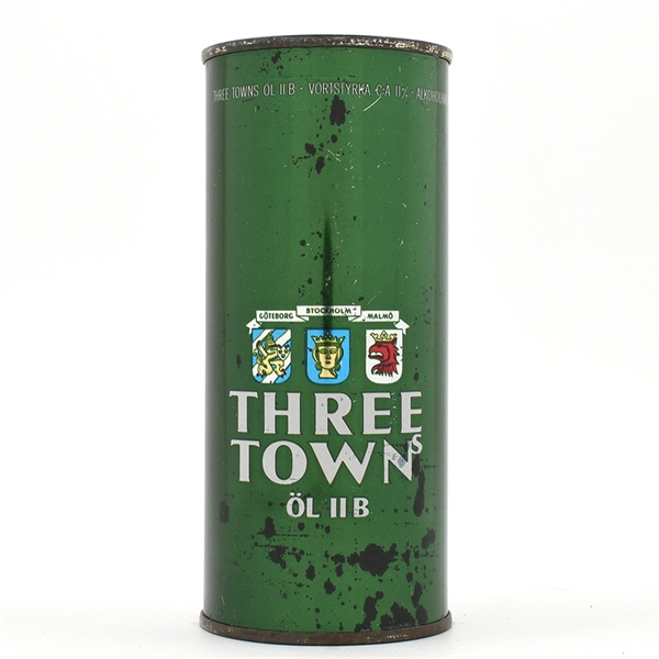 Three Town Ale 16 Ounce Swedish Flat Top SCARCE