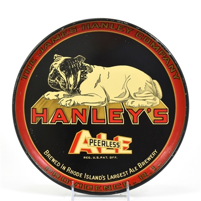 Hanleys Ale 1940s Serving Tray BULLDOG