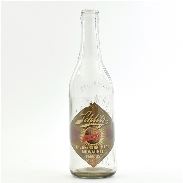 Schlitz Beer Pre-Prohibition Bottle BOSTON BOTTLER