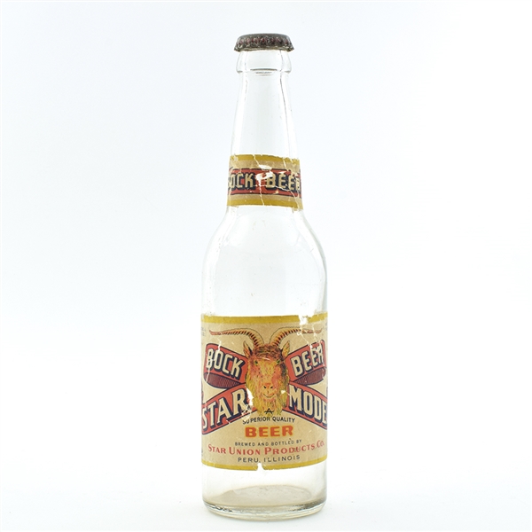 Star Model Bock Beer 1930s Bottle