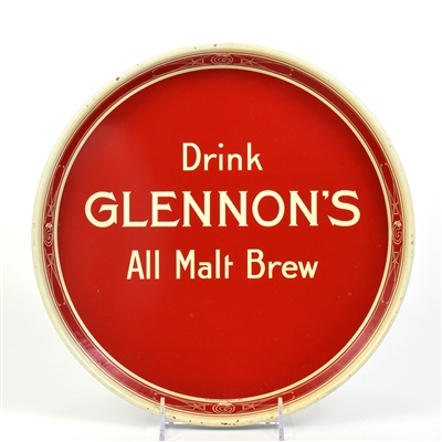 Glennons All Malt Brew Prohibition Serving Tray CLEAN