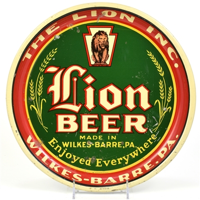 Lion Beer 1930s Serving Tray