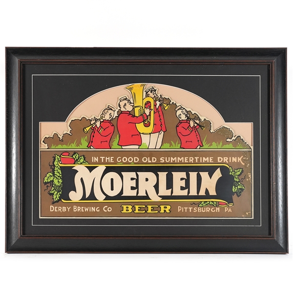 Morlein Pre-Proh Die Cut Cardboard Sign GOOD OLD SUMMERTIME BAND