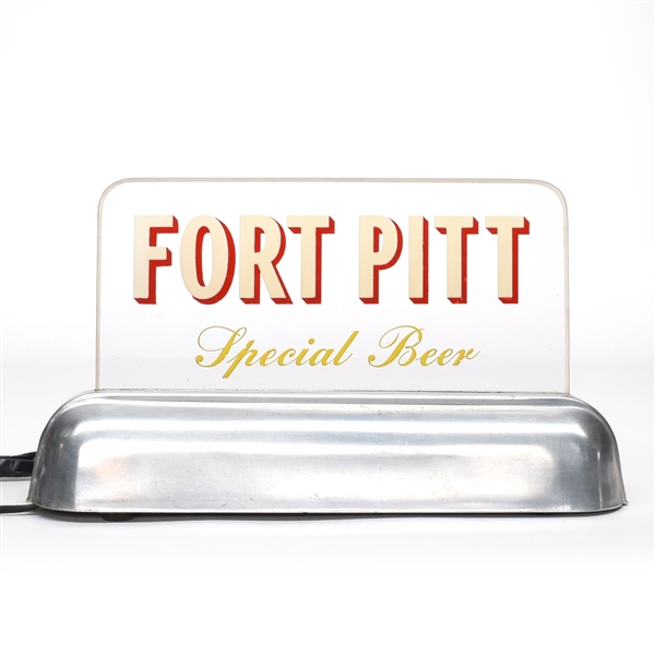 Fort Pitt Special Beer 1930s ROG Illuminated Back Bar Sign