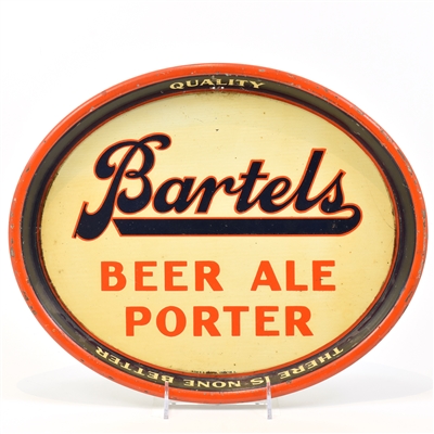 Bartels 1940s Oval Serving Tray BEER ALE PORTER