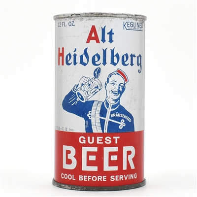 Alt Heidelberg Beer Instructional Flat Top 30-14 USBCOI 25