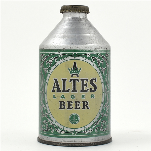 Altes Beer Crowntainer 192-2 3.2 to 7 PERCENT YELLOW SLEEPER