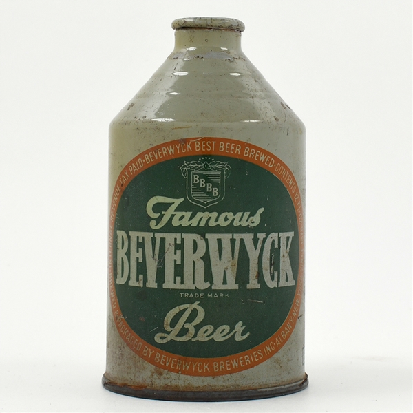 Beverwyck Beer Crowntainer DARK GRAY 192-10 SCARCE