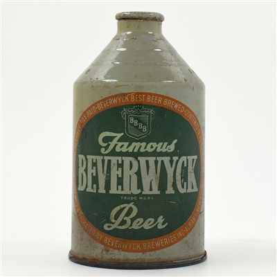 Beverwyck Beer Crowntainer DARK GRAY 192-10 SCARCE