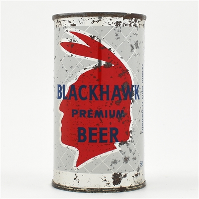 Blackhawk Beer Flat Top BLACKHAWK CLEVELAND 38-35 SCARCE