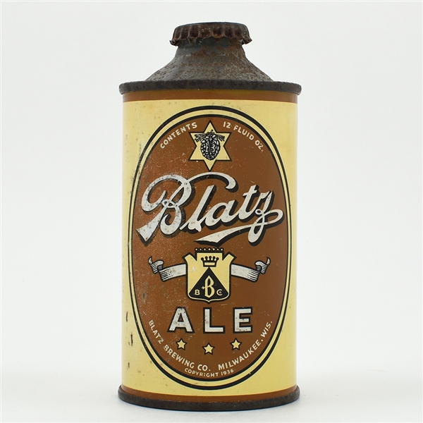 Blatz Ale Cone Top 153-4 TOUGH