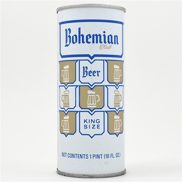 Bohemian Club Beer 16 Ounce Pull Tab 141-28 SCARCE MINTY