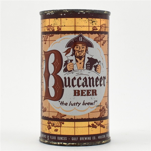 Buccaneer Beer Flat Top 43-4 SCARCE CLEAN