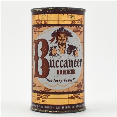 Buccaneer Beer Flat Top 43-4 SCARCE CLEAN