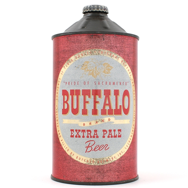 Buffalo Beer Quart Cone Top 204-11 SCARCE