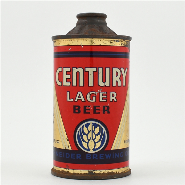 Century Beer Flat Bottom FBIR Cone Top 157-1