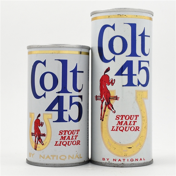 Colt 45 Stout Malt Liquor Lot of 2 Different PHOENIX