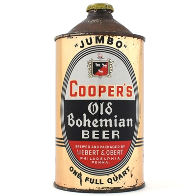 Coopers Beer Quart Cone Top 205-14 BRIGHT CLEAN