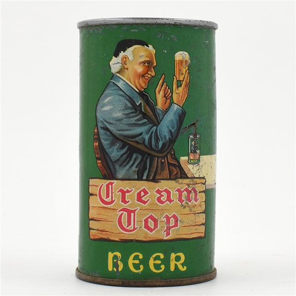 Cream Top Beer Instructional Flat Top MANHATTAN 52-7 USBCOI 188