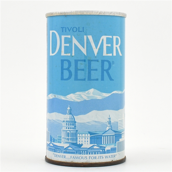 Denver Beer Fan Tab TIVOLI 58-33 RARE WHITE MOUNTAINS