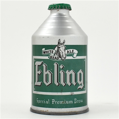 Ebling White Head Ale Crowntainer 193-8 SCARCE SWEET