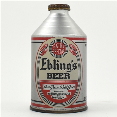 Eblings Beer Crowntainer IRTP 193-10 RARELY CLEAN