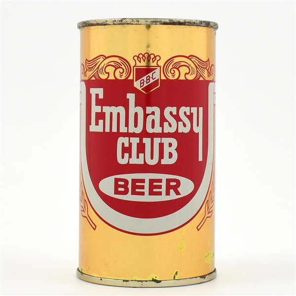 Embassy Club Beer Flat Top BEST CHICAGO 59-33 CLEAN