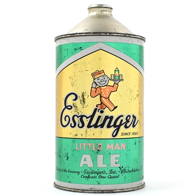 Esslingers Ale Quart Cone Top NON-IRTP 208-12 RARE CLEAN