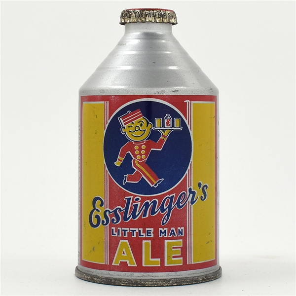 Esslingers Little Man Ale Crowntainer 193-18 SCARCELY CLEAN