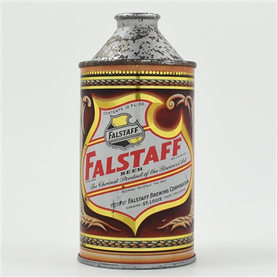 Falstaff Beer Cone Top IRTP ST LOUIS 161-25 EXCELLENT