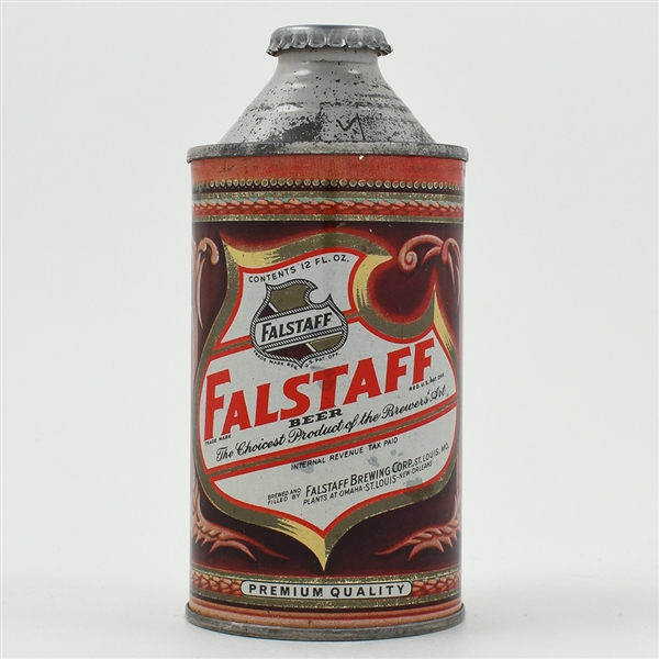 Falstaff Beer Cone Top IRTP ST LOUIS 161-28