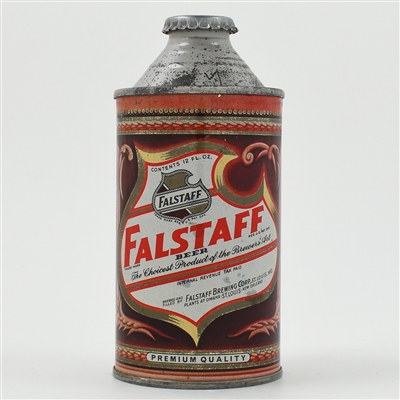 Falstaff Beer Cone Top IRTP ST LOUIS 161-28