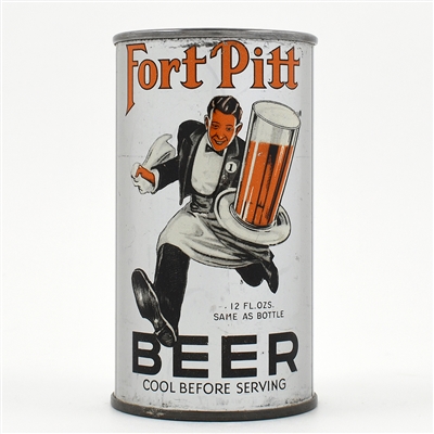 Fort Pitt Beer Instructional Flat Top RUNNING WAITER 64-28 USBCOI 284