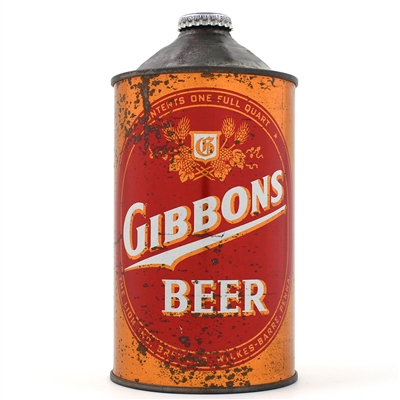 Gibbons Beer Quart Cone Top NON-IRTP 210-4