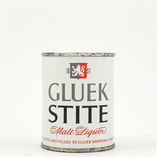 Gluek Stite Malt Liquor 8 Ounce Flat Top 241-10 STRONG LID MINTY