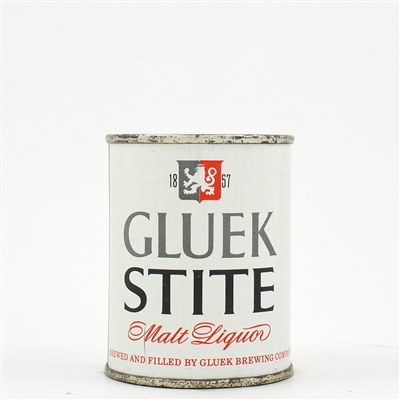 Gluek Stite Malt Liquor 8 Ounce Flat Top 241-10 STRONG LID MINTY