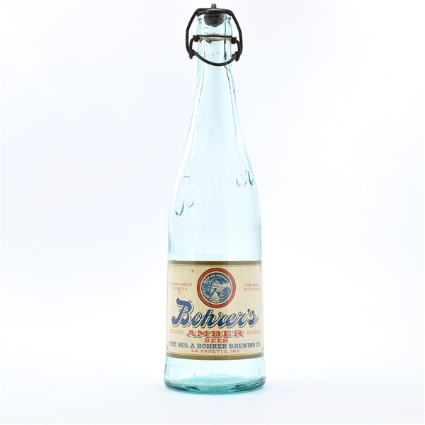 Bohrers Amber Beer 27 Ounce Pre-Prohibition Bottle