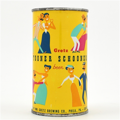 Gretz Beer Tooner Schooner Set Flat Top IDA SWEET AS 75-34 MINTY