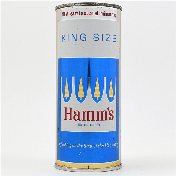 Hamms Beer 16 Ounce Aluminum Soft Top Flat Top ON BOTTOM BALTIMORE 230-19