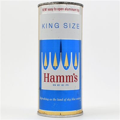 Hamms Beer 16 Ounce Aluminum Soft Top Flat Top ON BOTTOM BALTIMORE 230-19