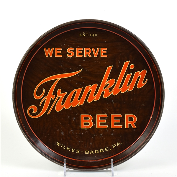 Franklin Beer 1930s Serving Tray