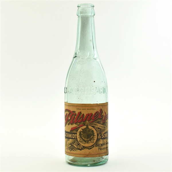 C Schmidt Pilsner Beer Pre-Prohibition Bottle